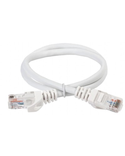 ITK Коммутационный шнур (патч-корд) кат.5Е UTP 5м белый (PC08-C5EU-5M) в Орле Патч-корды и пигтейлы Pintop.ru