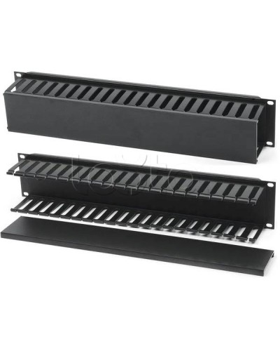 Организатор кабельный с крышкой, 19 Hyperline (CM-2U-PL-COV) в Орле Аксессуары для кабель-канала Pintop.ru