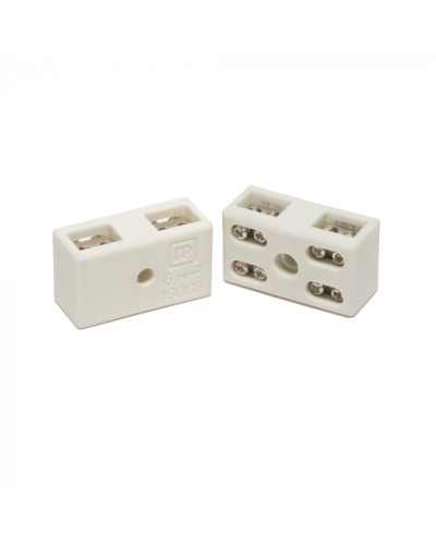 Клемма керам. латунь 6 мм² 2 пары на 8 контактов (5 шт/уп) Промрукав (PR08.7164) в Орле Аксессуары для кабель-канала Pintop.ru