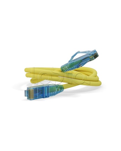 Патч-корд U/UTP Hyperline PC-LPM-UTP-RJ45-RJ45-C6-1.5M-LSZH-YL в Орле Патчкорды (медные) Pintop.ru