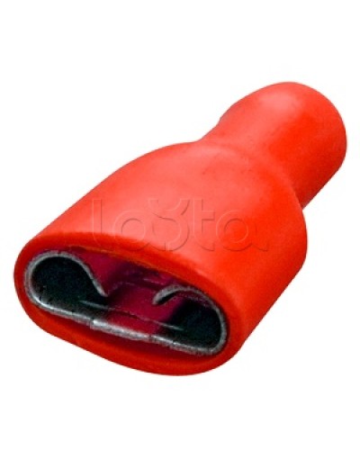 Клемма плоская полностью изолированная 0.5-1.5 мм² (КППИ гнездо - 6.6мм) (100шт/уп) REXANT 08-0612 в Орле Клеммные колодки Pintop.ru