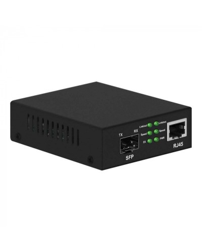 Медиаконвертер Gigabit Ethernet, SFP 1000Мбит/c, RJ45 10/100/1000Мбит/c, поддержка LFP NST NS-MC-1G1GX в Орле Медиаконвертеры Pintop.ru