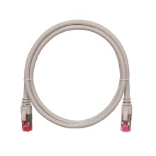 Шнур коммутационный 2хRJ45/8P8C S/FTP кат.6A (NMC-PC4SA55B-075-GY) NIKOMAX (7.5 м)