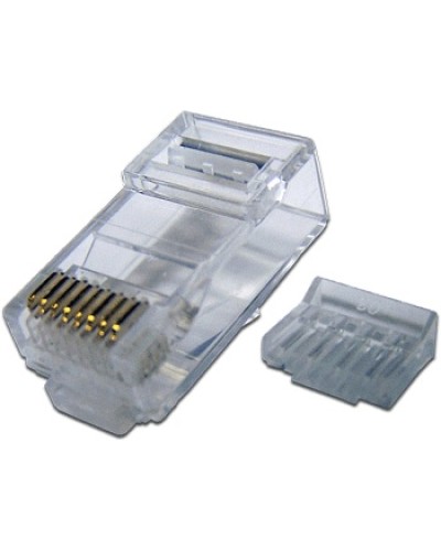 Коннектор RJ45 UTP 8P8C, cat.6, со вставкой TWT TWT-PL45-8P8C-6V в Орле Коннекторы Pintop.ru