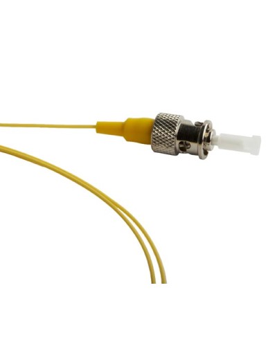 Пигтейл одномодовый оптический SM 9/125 (OS2), ST/APC, 1 м, LSZH Hyperline FPT-B9-9-ST/AR-1M-LSZH-YL в Орле Пигтейлы Pintop.ru