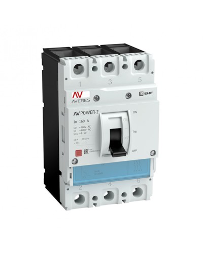 Автоматический выключатель AV POWER-2/3 125А 80kA TR EKF AVERES (mccb-23-125H-TR-av) в Орле Электротехническое оборудование Pintop.ru