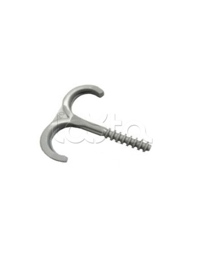 Держатель (клипса) F типа двойнаядля труб D16-20 мм Экопласт 41826 в Орле Держатели, клипсы, скобы Pintop.ru