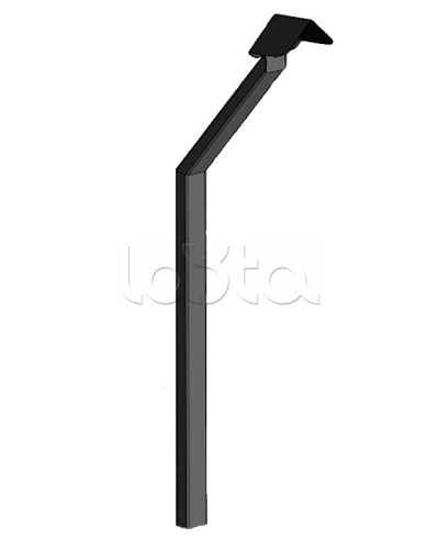 Стойка кнопки выхода Аякс наклонная исп.02 (в землю), черная Магнито-контакт в Орле Дополнительное оборудование для ОПС Pintop.ru