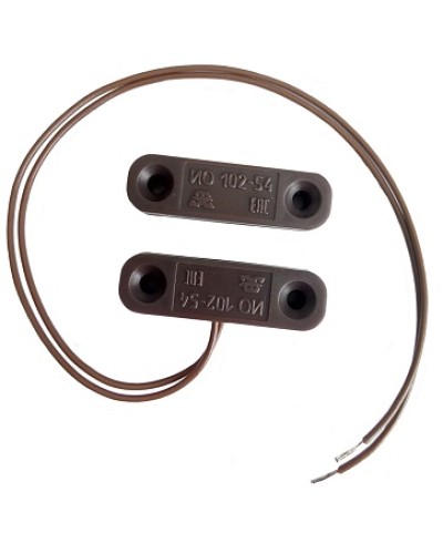 Извещатель охранный точечный магнитоконтактный Магнито-контакт ИО 102-54 (корпус ABS пластик) (Коричневый) в Орле Извещатели охранные Pintop.ru