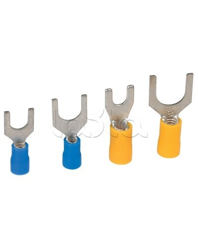 Наконечник вилочный с изолир.фланцем 0,25-1,5 кв.мм 4,1 мм (НВИ) DKC 2A14P в Орле Крепежные изделия Pintop.ru