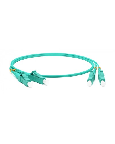 Патч-корд волоконно-оптический MM 50/125(OM3), LC-LC, duplex, LSZH, 1 м Hyperline FC-D2-503-LC/PR-LC/PR-H-1M-LSZH-AQ (FC-503-LC-LC-10G-1M) в Орле Патч-корды оптические Pintop.ru