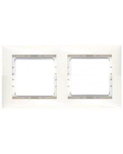 Рамка 2-постовая LK60 Экопласт (белый) (864204) в Орле Аксессуары для лотков Pintop.ru