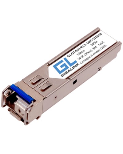 Модуль SFP Gigalink GL-OT-SG14LC1-1310-1490-I-D в Орле Модули SFP/XFP/GBIC Pintop.ru