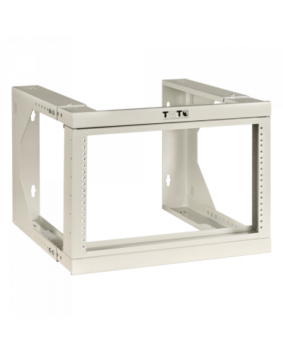 Рама настенная 19, с регулируемой глубиной 461-664 мм, 9U, серая TWT (TWT-FRWAJ-9U-GY) в Орле Аксессуары для стоек и шкафов Pintop.ru