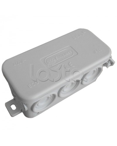 JBL090 Коробка распред. без сальников о/п, 90х42х40мм 10вых., IP55 белый, Экопласт 44055W-1 в Орле Распределительные коробки Pintop.ru