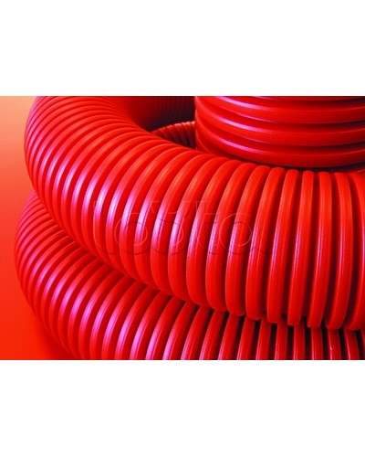 Труба гофрированная двустенная ПНД 110 мм для кабельной канализации с зондом DKC 121911 (50 м) в Орле Труба гофрированная Pintop.ru