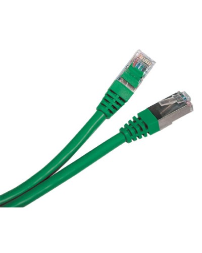 Патч-корд RJ45-RJ45, 4 пары, STP, кат.5е, LSZH (1,5м) Hyperline PC-LPM-STP-RJ45-RJ45-C5e-1.5M-LSZH-GN в Орле Патчкорды (медные) Pintop.ru