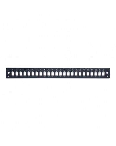 Панель лицевая для выдвижной оптич. полки, 24 SC Simplex/24 LC Duplex, черный Datarex DR-546045 в Орле Патч-панели Pintop.ru