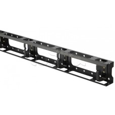 Организатор кабельный металлический вертикальный 32U, черный Hyperline CMV-32U-ML