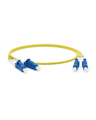 Патч-корд волоконно-оптический Hyperline FC-D2-9-LC/UR-LC/UR-H-10M-LSZH-YL в Орле Патч-корды оптические Pintop.ru
