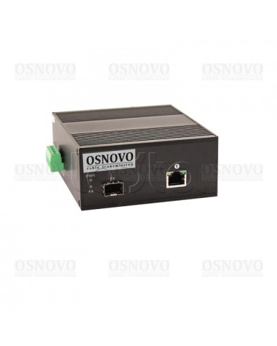Медиаконвертер Gigabit Ethernet с поддержкой PoE OSNOVO OMC-1000-11HX/I в Орле Медиаконвертеры Pintop.ru