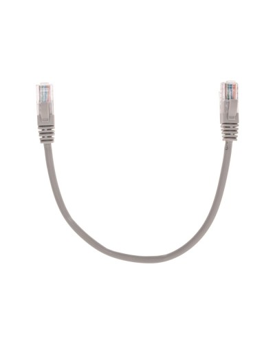 Патч-корд U/UTP, CAT 5e, RJ45-RJ45, 26AWG, LSZH, серый, 0,3м REXANT 02-0100-03 в Орле Патчкорды (медные) Pintop.ru
