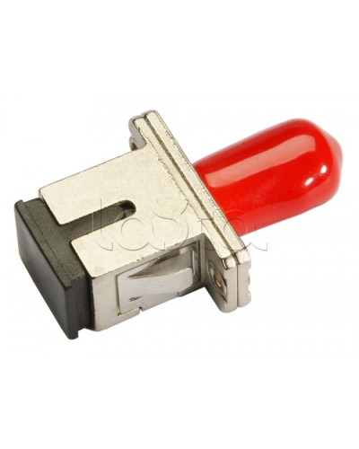 Соединитель проходной ST-SC, MM(для многомодового кабеля), simplex Cabeus ST-SC-MM в Орле Проходные адаптеры и розетки оптические Pintop.ru