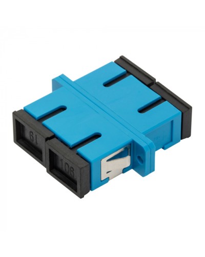 Адаптер оптический SC, SM, дуплексный LANMASTER (LAN-2SC-AM-SM) в Орле Проходные адаптеры и розетки оптические Pintop.ru