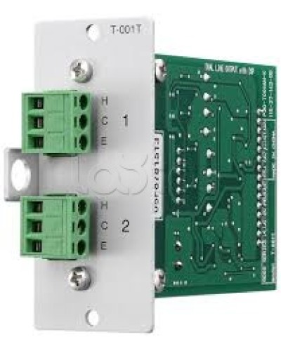Модуль выходной 2-mic/line с DSP-процессором TOA T-001T в Орле Системы оповещения и трансляции TOA Pintop.ru