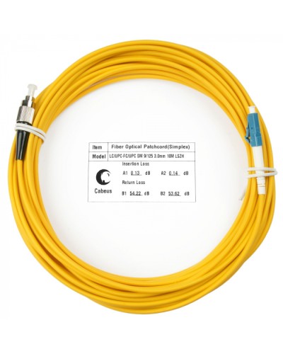 Шнур оптический simplex LC-FC 9/125 sm 15м LSZH Cabeus FOP(s)-9-LC-FC-15m в Орле Патч-корды оптические Pintop.ru