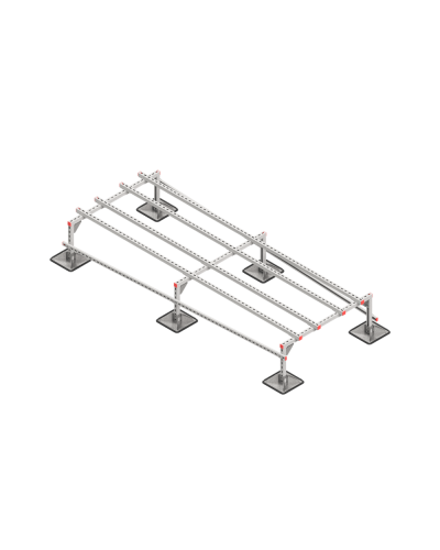 Опорная конструкция для установки оборудования TECHNORAPTOR STEELFOOT 1200х3000 тип 2 КМ-профиль (KM-TR-STF-SSEI-1200-3000-2) в Орле Системы видеонаблюдения Pintop.ru