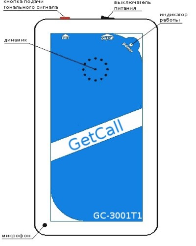 Устройство переговорное Getcall GC-3001T1 в Орле Переговорные устройства Pintop.ru