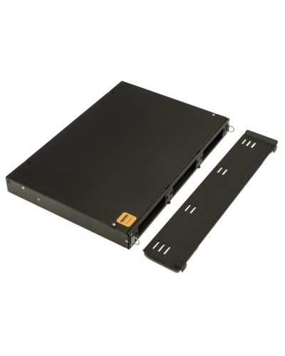 Бокс оптический 19 Hyperline FO-19V-1U-3xSLT-W130H30-24UN-BK в Орле Кросс оптический Pintop.ru