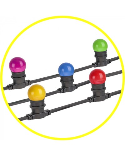 Гирлянда Navigator 93 661 NGF-001-01 (белтлайт 10 5м Е27 черный) в Орле Источники света(Лампы) Pintop.ru