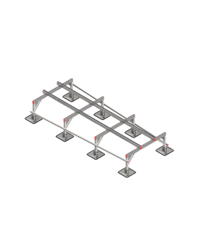 Опорная конструкция для установки оборудования TECHNORAPTOR STEELFOOT 1200х3000 тип 3 КМ-профиль (KM-TR-STF-SSEI-1200-3000-3) в Орле Системы видеонаблюдения Pintop.ru
