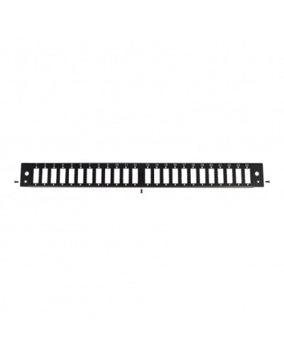 Панель лицевая для выдвижной оптич. полки, 24 SC Duplex/24 LC Quadra, черный Datarex DR-546145 в Орле Патч-панели Pintop.ru