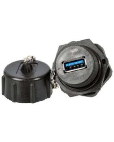 ндустриальный соединительный модуль USB 3.0, IP67, с крышкой LANMASTER (LAN-OK-USB30/180-WP) в Орле Коммутационные изделия Pintop.ru