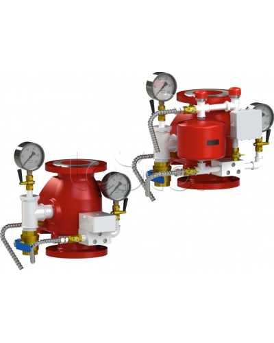 Узел управления спринклерный водозаполенный Спецавтоматика УУ-С80/1,6В-ВФ.О4- Шалтан в Орле Устройства пуска водяного пожаротушения Pintop.ru