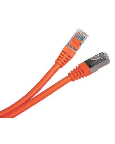 Патч-корд экранированный Hyperline PC-LPM-STP-RJ45-RJ45-C5e-3M-LSZH-OR в Орле Патчкорды (медные) Pintop.ru