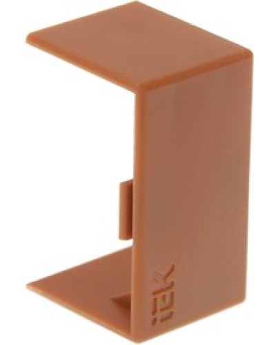 ELECOR Соединитель на стык КМС 40х16 дуб (4шт/компл) IEK (EL-KK10D-S-040-016-K11) в Орле Аксессуары для кабель-канала Pintop.ru