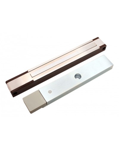 Электромагнитный замок с датчиком состояния двери ALeko ALM-200P (12В коричневый) в Орле Электромагнитные замки Pintop.ru