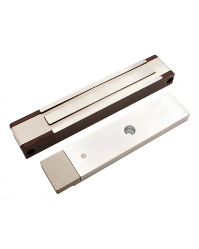 Электромагнитный замок с датчиком состояния двери ALeko ALM-400P (24В коричневый) в Орле Электромагнитные замки Pintop.ru