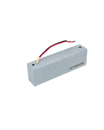 Электромагнитный замок AccordTec ML-300K с уголком, цвет Серебряный металлик в Орле Электромагнитные замки Pintop.ru