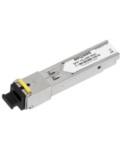 парный низковольтный оптический одномодовый одноволоконный приёмопередатчик форм-фактора SFP Beward SFP-1G-20K-BSC в Орле Системы видеонаблюдения Pintop.ru