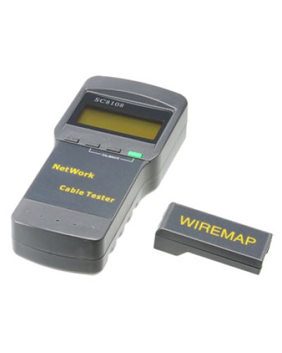 Тестер для витой пары Cabeus CT-LCD-RJ45 в Орле Дополнительное оборудование для ОПС Pintop.ru