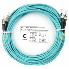Шнур оптический duplex FC-ST 50/125 mm OM3 25м LSZH Cabeus FOP-50-FC-ST-25m