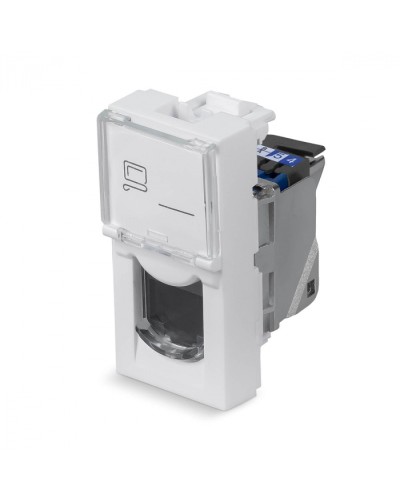 Модуль Keystone Jack RJ-45(8P8C), 180 градусов, категория 6, экранированная Cabeus (KJ-RJ45-Cat.6-SH-180T-FP-L-22,5) в Орле Модули Keystone Pintop.ru