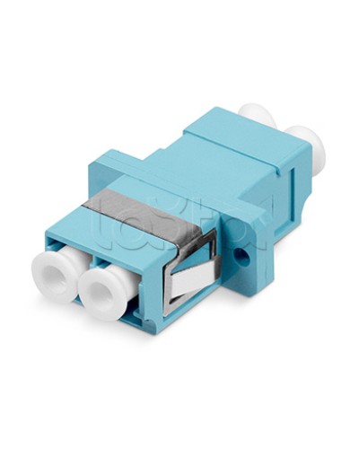 Проходной соединитель LC-LC duplex MM Cabeus (DLC-DLC-MM-OM3) в Орле Проходные адаптеры и розетки оптические Pintop.ru