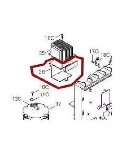 Кронштейн крепления аккумуляторов BX-P Came 119RIBX036 в Орле Запчасти для шлагбаумов и автоматики Pintop.ru