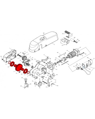 Электродвигатель E450 Came 119RIE139 в Орле Запчасти для шлагбаумов и автоматики Pintop.ru